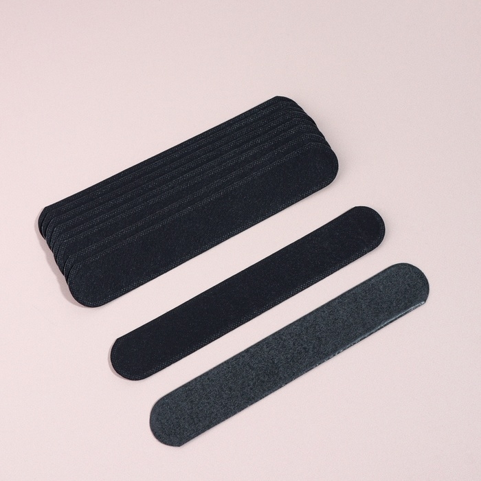 Защитные вкладыши от пота и загрязнений, набор - 10 шт, на клеевой основе, 24 × 3,7 × 0,1 см, цвет чёрный Защитные вкладыши от пота и загрязнений, набор - 10 шт, на клеевой основе, 24 × 3,7 × 0,1 см, цвет чёрный