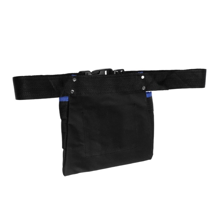 Сумка-пояс ТУНДРА, одинарная, держатель для молотка, 3 кармана Сумка-пояс ТУНДРА, одинарная, держатель для молотка, 3 кармана