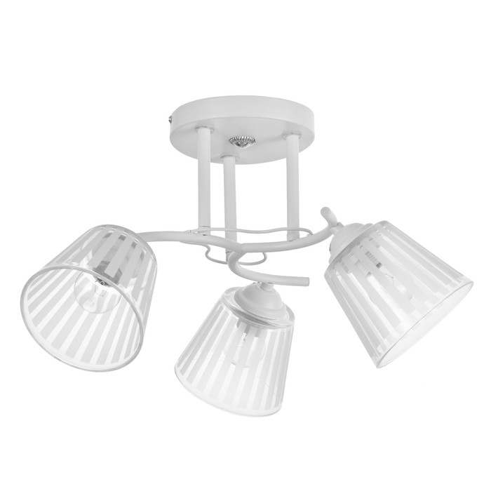 Люстра Люстра "Ванесса" 3х60Вт Е27 Белый 45х45х27см