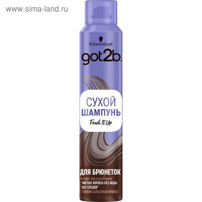Сухой шампунь GOT2B Fresh It Up «Горячий шоколад», для брюнеток, 200 мл Сухой шампунь GOT2B Fresh It Up «Горячий шоколад», для брюнеток, 200 мл