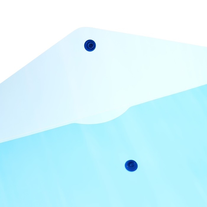 Набор папок-конвертов на кнопке 5 штук, А4, 120 мкм, Calligrata, прозрачные, синие Набор папок-конвертов на кнопке 5 штук, А4, 120 мкм, Calligrata, прозрачные, синие