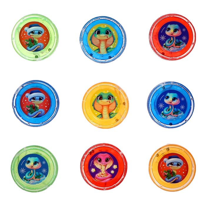 Йо-йо &laquo;Играй в Новый год&raquo;, змейки, в шоубоксе