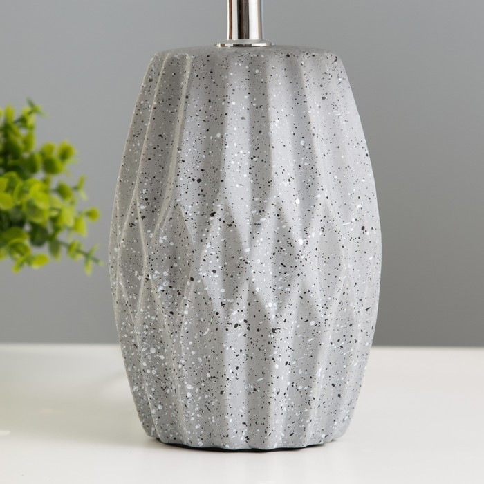 Настольная лампа Настольная лампа "Алесса" Е14 40Вт серый 20х20х33 см RISALUX