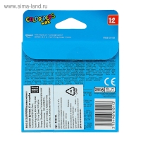 Мелки восковые 12 цветов, Maped Color Peps Wax