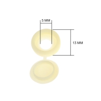 Колпачок для саморезов, бежевый. пластик, набор 100 шт