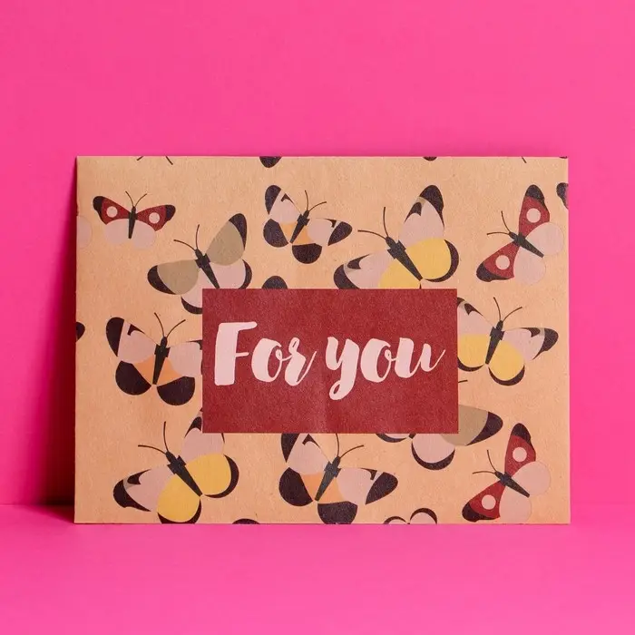Конверт подарочный &laquo;For you&raquo;, 11.5 &times; 16 см