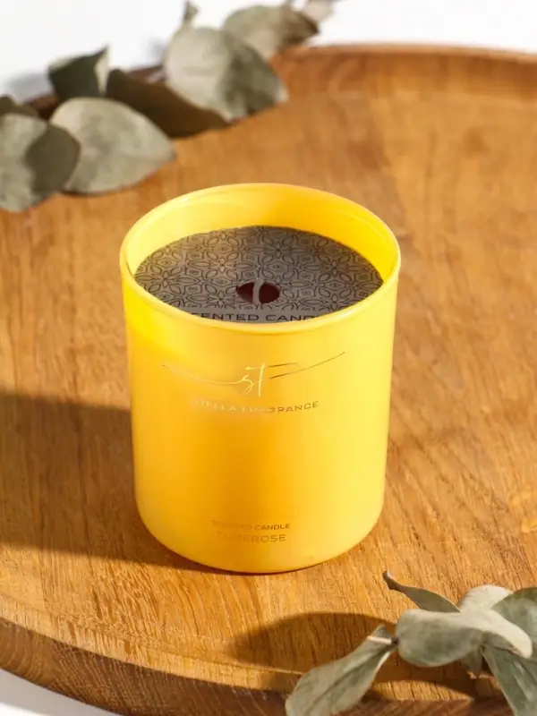 Свеча ароматическая Stella Fragrance 160 гр, Tuberose Свеча ароматическая Stella Fragrance 160 гр, Tuberose