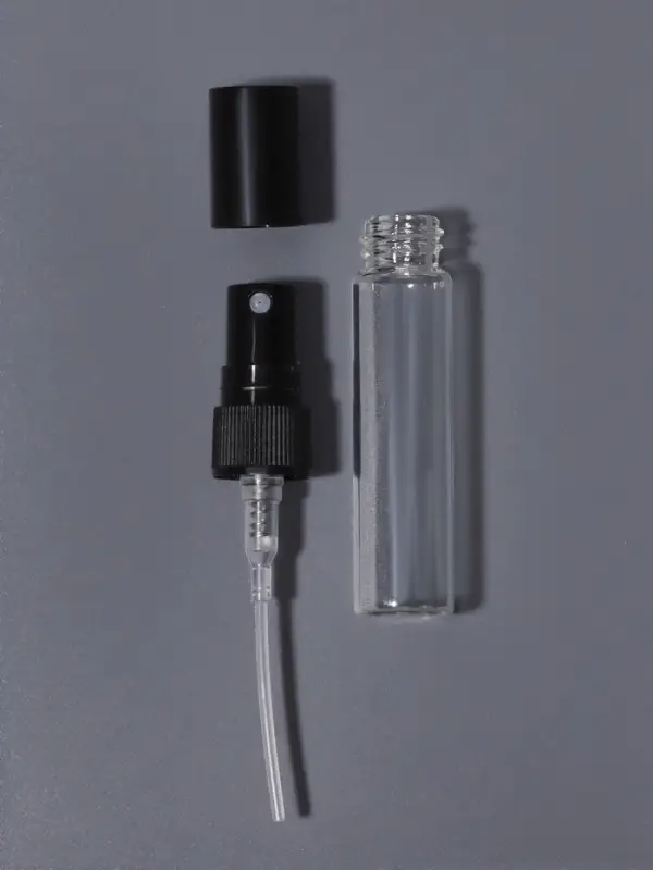 Флакон для парфюма, с распылителем, 5 мл, фасовка &ndash; 5 шт., чёрный