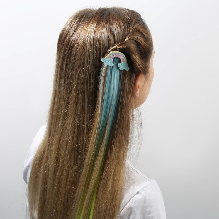 Заколки для волос , цветная прядь «Ты состоишь из love» Заколки для волос , цветная прядь «Ты состоишь из love»