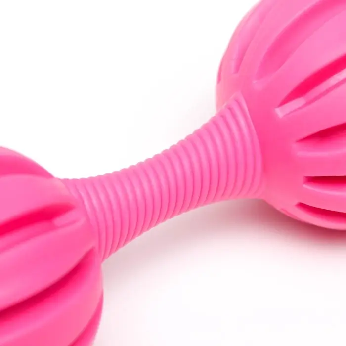 Жевательная игрушка для собак &laquo;Силач&raquo;, 15 см, TPR, розовая
