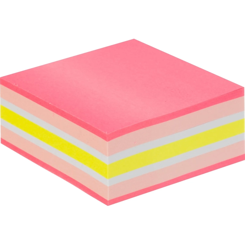 Стикеры миникуб 51х51, клубничный микс 250 л