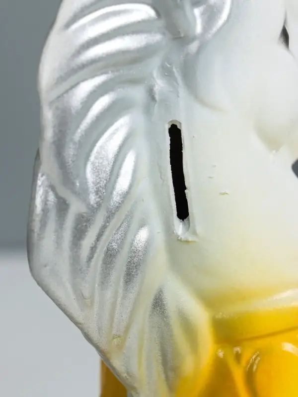 Копилка "Лошадка с попоном" высота 25 см, белый