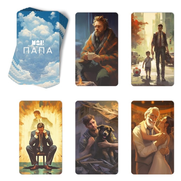 Метафорические ассоциативные карты «Мама-Папа», 50 карт (7х12 см), 16+ Метафорические ассоциативные карты «Мама-Папа», 50 карт (7х12 см), 16+