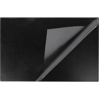 Коврик на стол Attache 380х590мм черный с прозрачным листом РФ