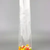 Пакет с жестким дном, прозрачный, 11&times;7&times;53 см