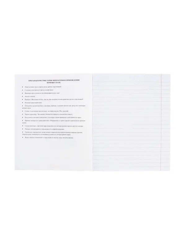 Тетрадь 48 листов в линию &laquo;Приключения кота Пирожка&raquo; ЛИТЕРАТУРА, обложка мелованная бумага, с интерактивным справочником, блок офсет