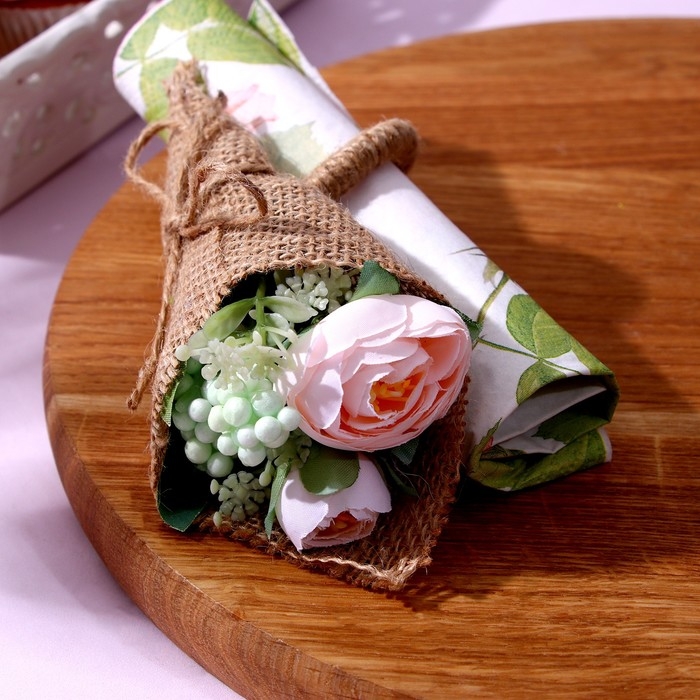 Топперы для торта «С днём рождения» 1 шт., кольцо для салфеток 1 шт., МИКС Топперы для торта «С днём рождения» 1 шт., кольцо для салфеток 1 шт., МИКС