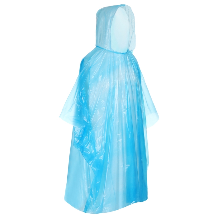 Дождевик - пончо, р. 48-50, синий Дождевик - пончо, р. 48-50, синий
