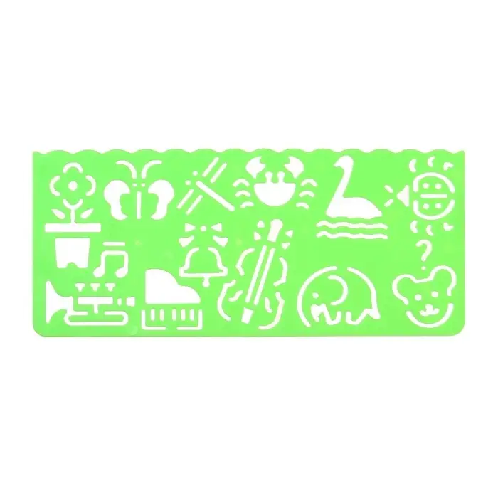 Набор пластиковых трафаретов Набор пластиковых трафаретов "Фигурки", 4 штуки, МИКС