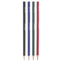 Карандаш чернографитных ErichKrause "Deep Classic triangular", НВ, грифель d=2,2 мм, дерево, трехгранный, в тубусе, микс