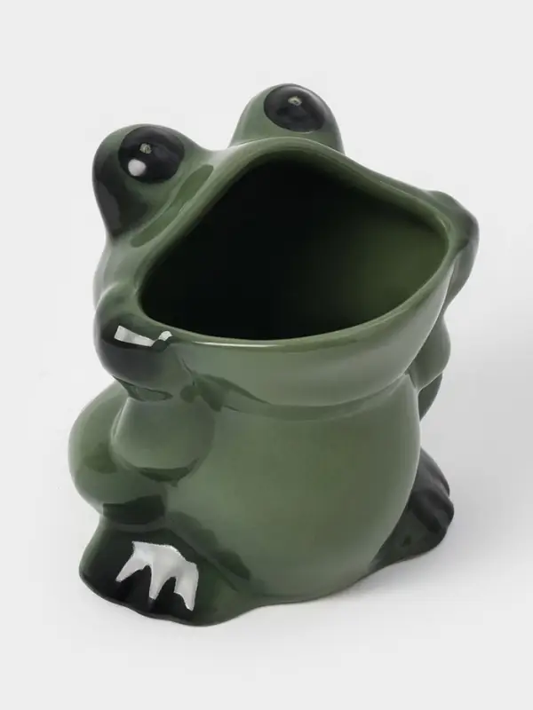 Стакан под зубную щётку &laquo;Лягушка&raquo;, фарфор