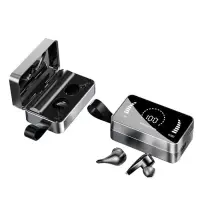 Наушники беспроводные VBT 1.29, TWS, вакуумные, Bluetooth 5.0, 3500 мАч, водонепроницаемые, чёрные