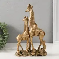 Фигура полистоун &laquo;Жираф с детёнышем&raquo;, 27&times;7.5&times;18 см