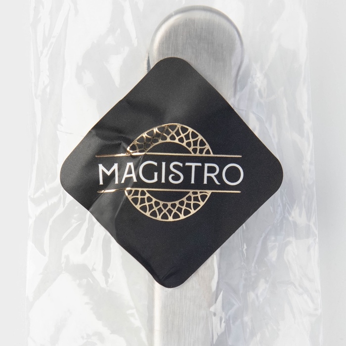 Зажим для пакетов Magistro «Крокодил», 9 см, нержавеющая сталь, серебристый Зажим для пакетов Magistro «Крокодил», 9 см, нержавеющая сталь, серебристый