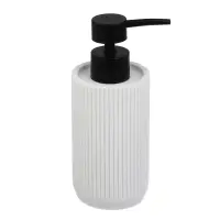 Диспенсер для жидкого мыла тм VETTA Дакота, 250мл, смола (полирезин), белый,&nbsp;6,5x6,5x16,5см