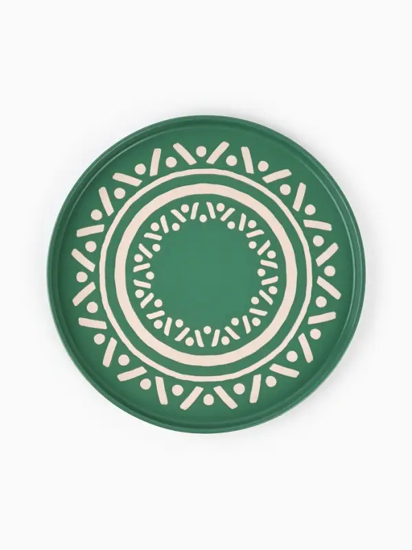 Блюдо керамическое &laquo;Орнамент&raquo;, d=27.3 см, ручная работа