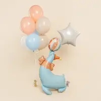 Воздушный шар фольгированный 3D 43" &laquo;Цирк. Весёлый тюлень&raquo;, только под воздух