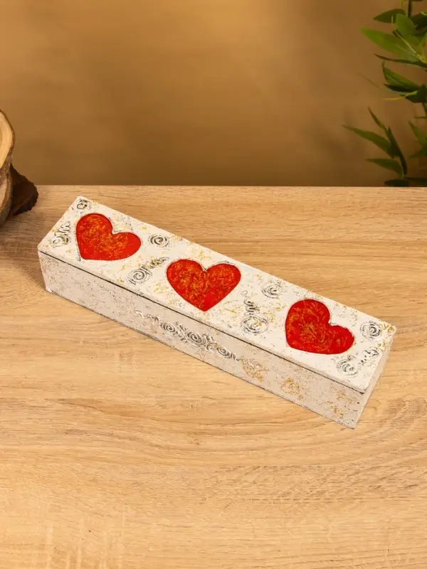 Шкатулка  Шкатулка "Любовь" 32х7х7 см, МДФ