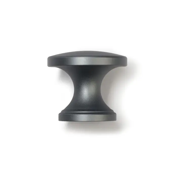 Ручка-кнопка CAPPIO RK148, d=30 мм, цвет графит, 8 шт.