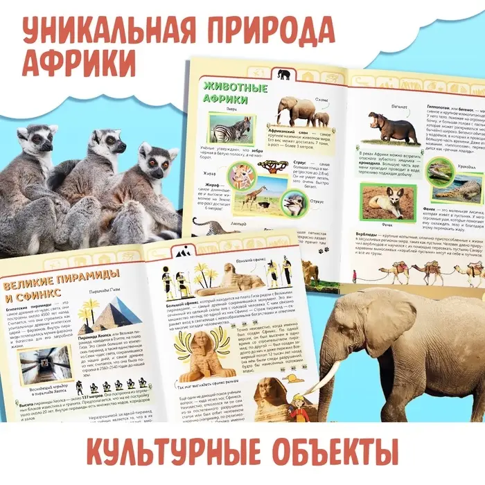 Энциклопедия детская «Африка», 16 стр., 5+ Энциклопедия детская «Африка», 16 стр., 5+