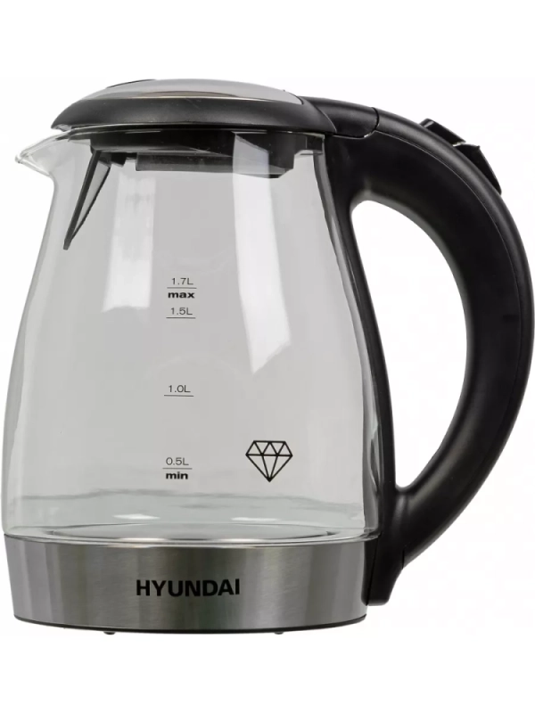 Чайник HYK-G2030 1,7л 2200Вт черный (стекло)
