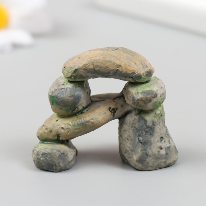 Фигурка для флорариума полистоун  Фигурка для флорариума полистоун "Сад камней" 5х2,2х4,2 см