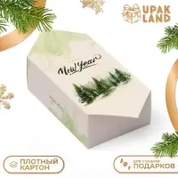 Подарочная коробка - конфета новогодняя складная For you, 9.3×14.6×5.3 см