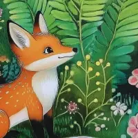 Пакет подарочный "Лесные жители" ламинированный 18 х 22,3 х 10 см