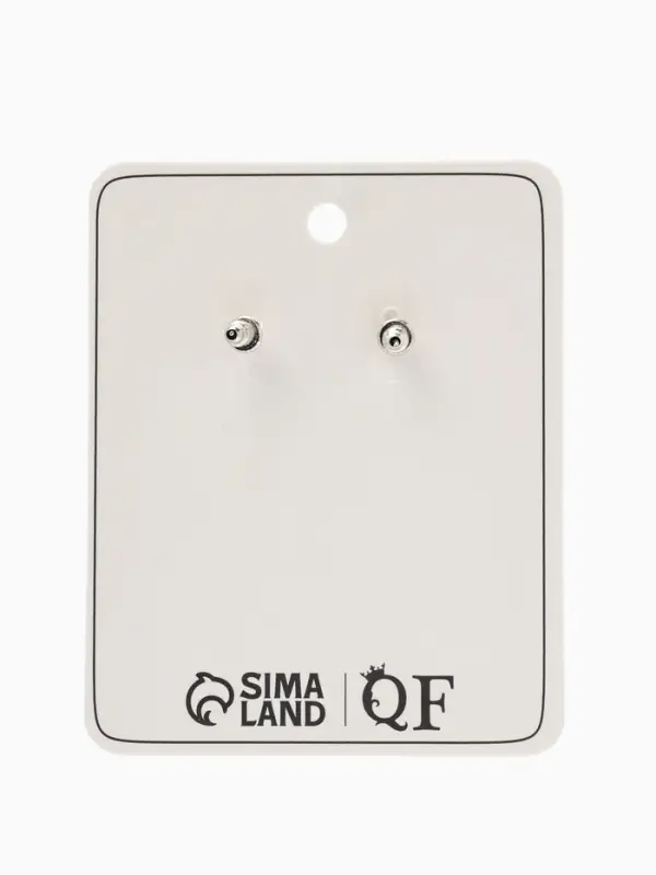 Серьги металл &laquo;Осенний лист&raquo;, искажение, цвет серебро