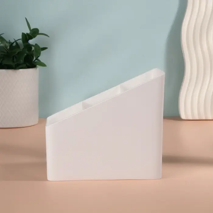 Органайзер для хранения &laquo;WHITE&raquo;, 3 секции, 14.5&times;9&times;13 см, белый