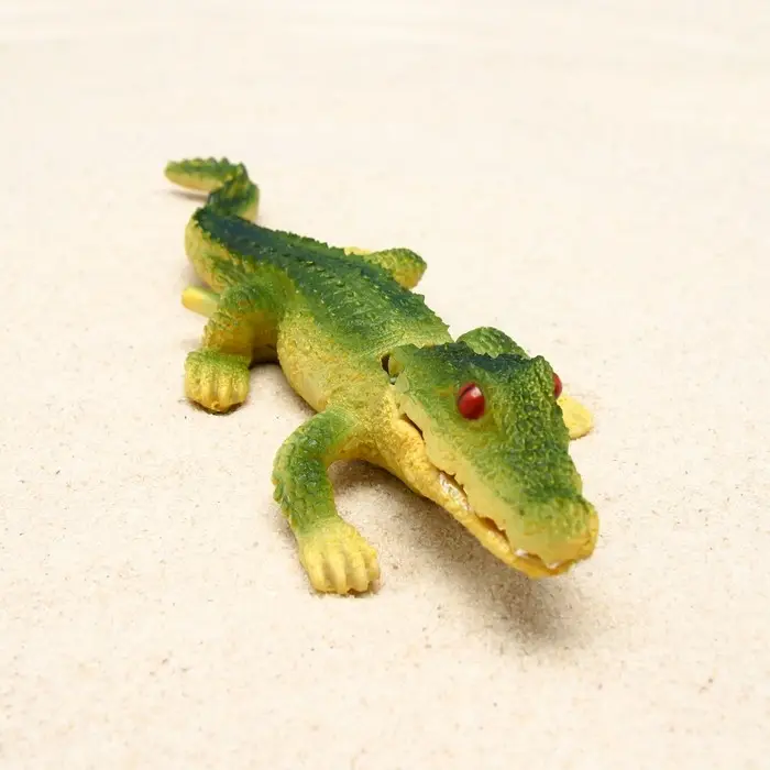 Декор для аквариума &laquo;Крокодил&raquo;, 20&times;7.5&times;3 см, с распылителем