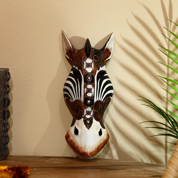 Маска Маска "Зебра" албезия 30 см