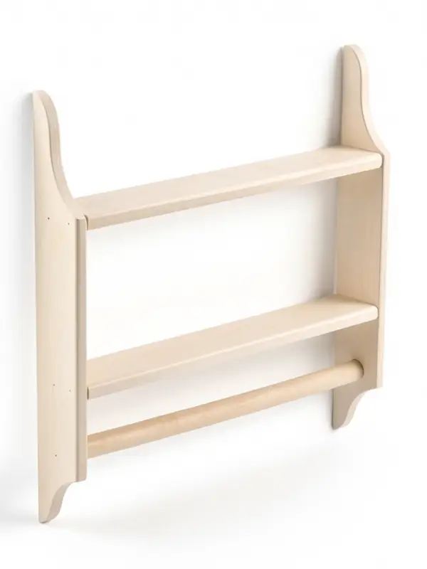 Полка - полотенцесушитель "ЛАДЬЯ" 48х48х7 см