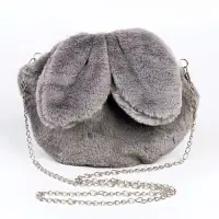 Сумка детская &laquo;Зайчик&raquo;, 20&times;20 см, серая