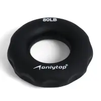 Эспандер кистевой ONLYTOP, массажный, 40 кг, цвет чёрный