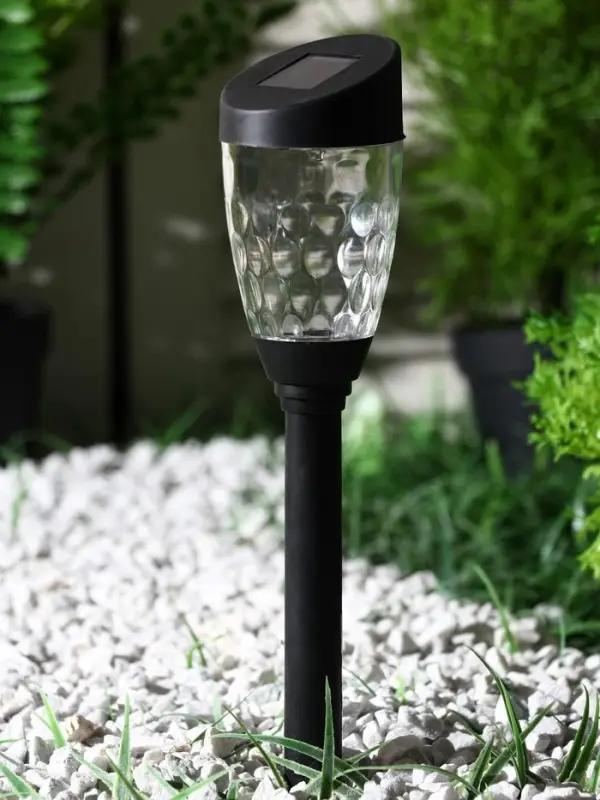 Садовый светильник &laquo;Трапеция скошенная&raquo;, уличный, на солнечной батарее, 1 LED, свечение белое