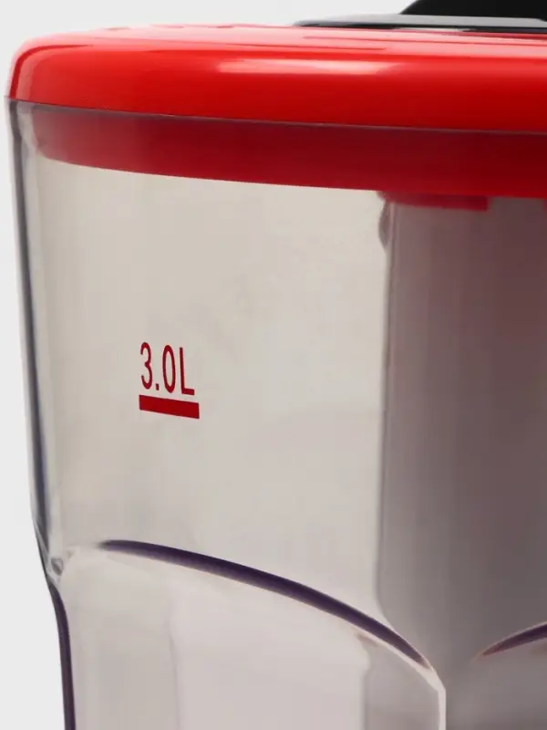 Башня пивная Tavimo, колба 3 л, ёмкость для льда, подсветка, пластик, красная