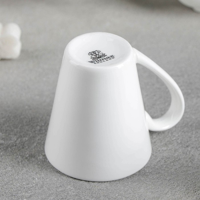 Чашка фарфоровая кофейная Wilmax, 110 мл, цвет белый Чашка фарфоровая кофейная Wilmax, 110 мл, цвет белый