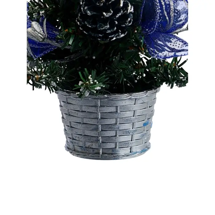 Искусственная ёлка настольная &laquo;Зимнее волшебство. Новогодний восторг&raquo;, 20 см, со снегом, ветки ПВХ отгибаются