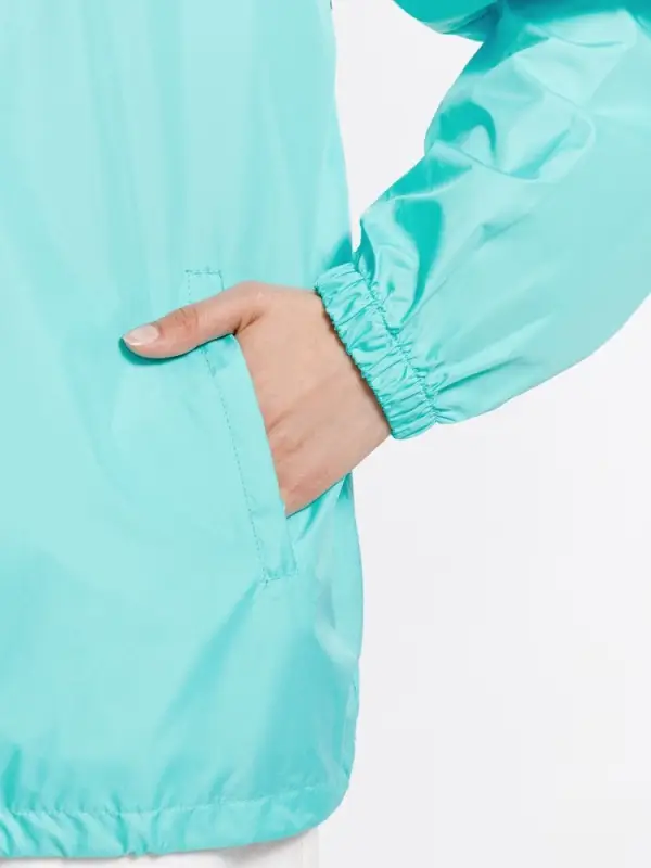 Ветровка Kivach, бирюзовая (тиффани), размер XS